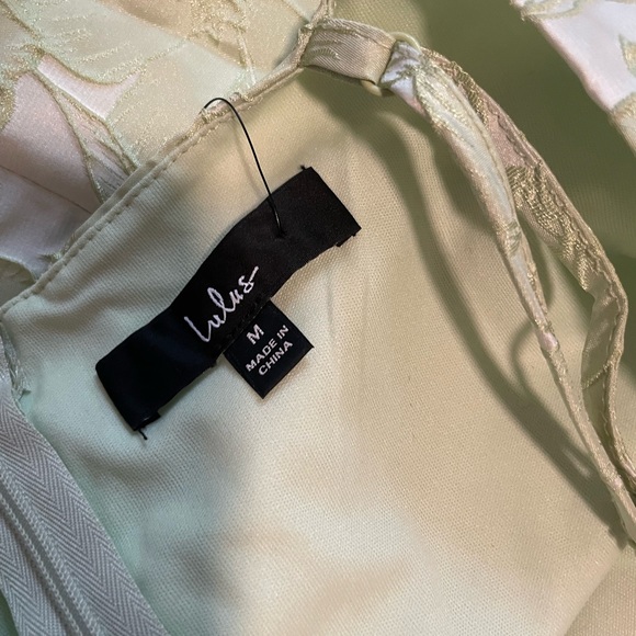 Lulus Floral Jacquard Sleeveless Mini Dress_NWT - Picture 7 of 9